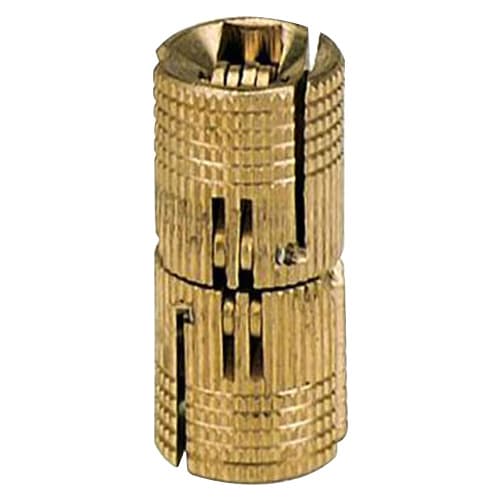 5/8" Invisible Barrel 180° Opening Hinge, Solid Brass