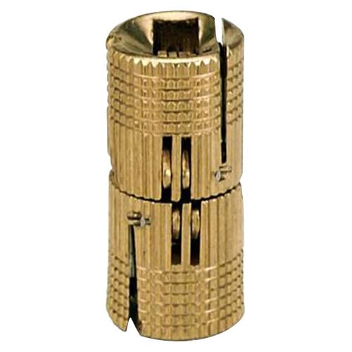 3/4" Invisible Barrel 180° Opening Hinge, Solid Brass