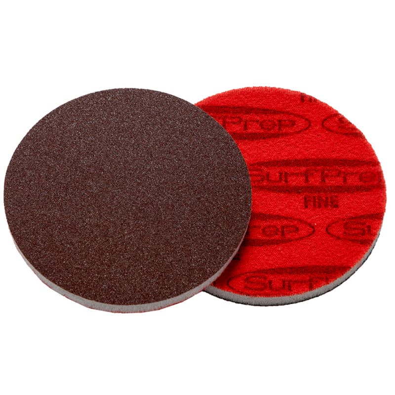 3" Hook & Loop 120-150 Grit No Holes Sanding Disc, Aluminum Oxide on Foam