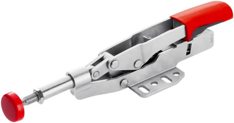 5/8" Auto-Adjust Inline Toggle Clamp with Flanged Base