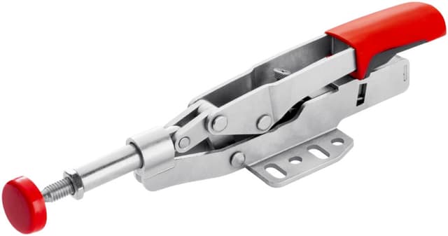 5/8" Auto-Adjust Inline Toggle Clamp with Flanged Base