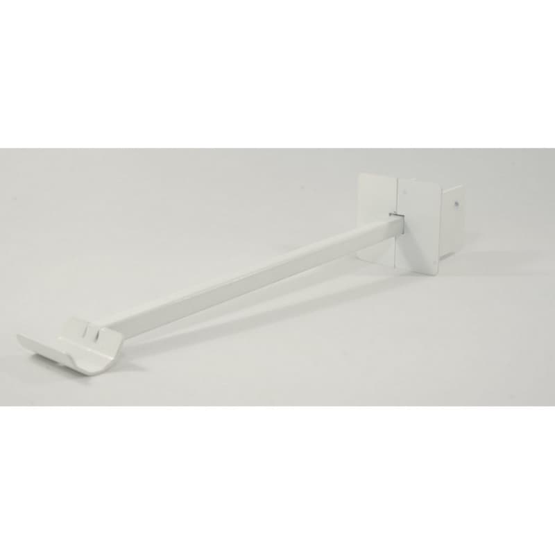 12-1/4" Long Closet Rod Bracket, White