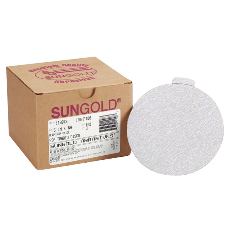 5" PSA 180 Grit Sanding Disc, Aluminum Oxide on Cloth