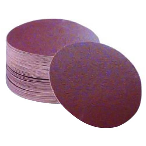 5" Hook & Loop 120 Grit No Holes Sanding Disc, Aluminum Oxide on Paper