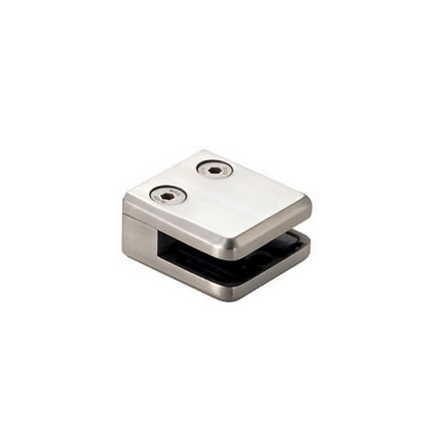 1-1/16" Mini Glass Clamp, 245lb Capacity, Chrome