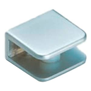 2880 Glass Shelf Support, Matte Chrome