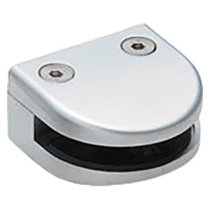 4814 Glass Clamp, Matte Chrome