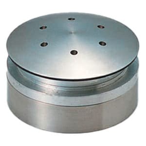 60mm Glass Standoff with Round Face Plate, Satin Stainless Steel