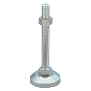 130mm x 60mm Leveling Glide, Plain Stainless Steel