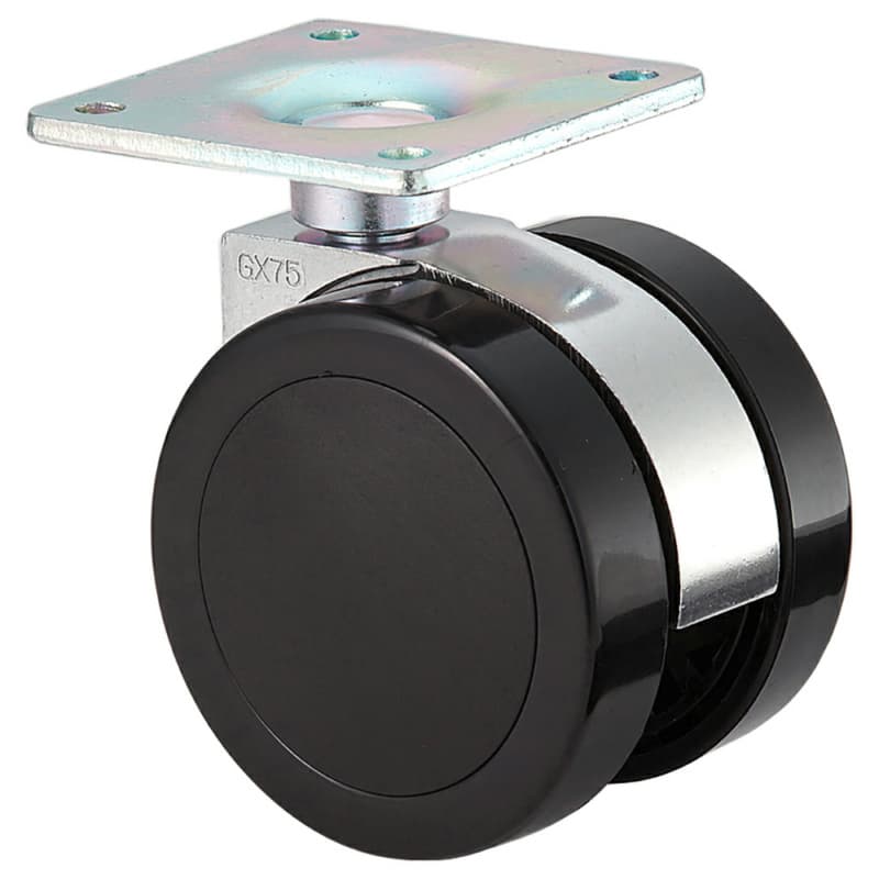 104mm Plate Type Twin Wheel Caster