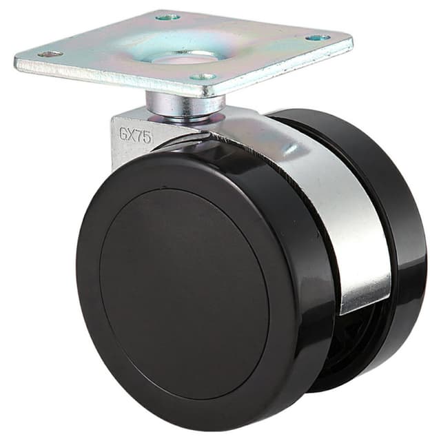 Sugatsune Twin Wheel Caster, GX-75 Plate Type