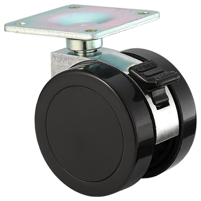 104mm Plate Type Twin Wheel Caster with Break