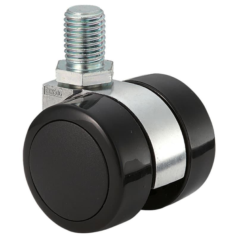 GX-W50GN16 64.5mm Threaded Bolt Twin Wheel Caster