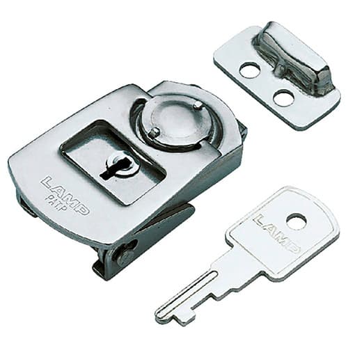 Mini Draw Latch, Plain Stainless Steel