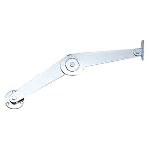 Left-Hand Lid Stay with Ball Catch, Chrome