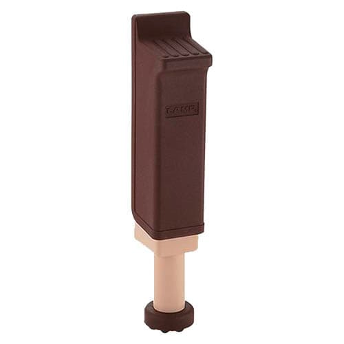 Step-On Door Holder, Brown/Ivory/Black