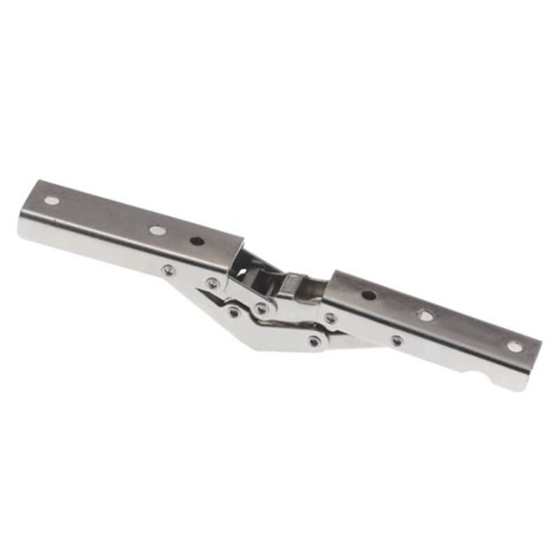 90° Up-Opening Top-Lid Hinge, Nickel-Plated