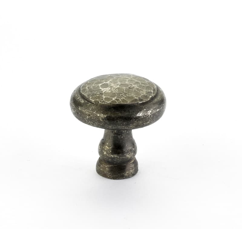 1-1/2" Artifex Round Cabinet Knob, Dark Pewter