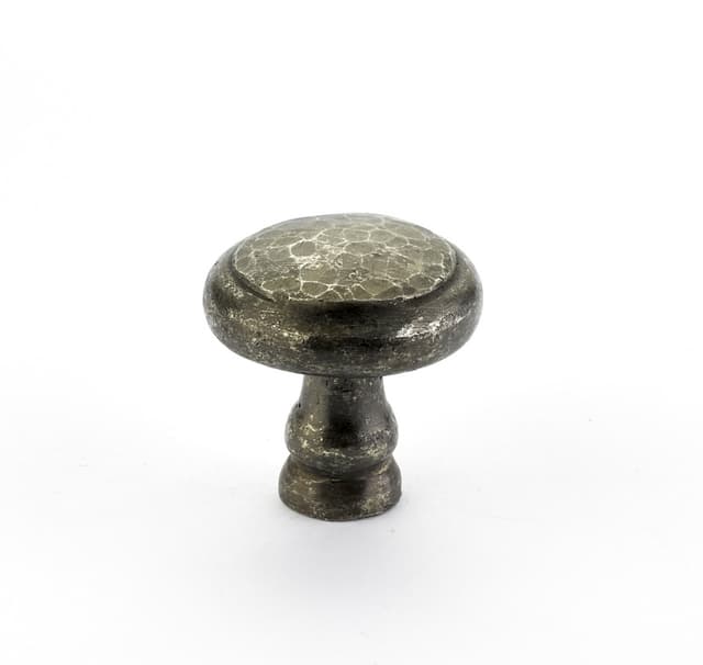 1-1/2" Artifex Round Cabinet Knob, Dark Pewter
