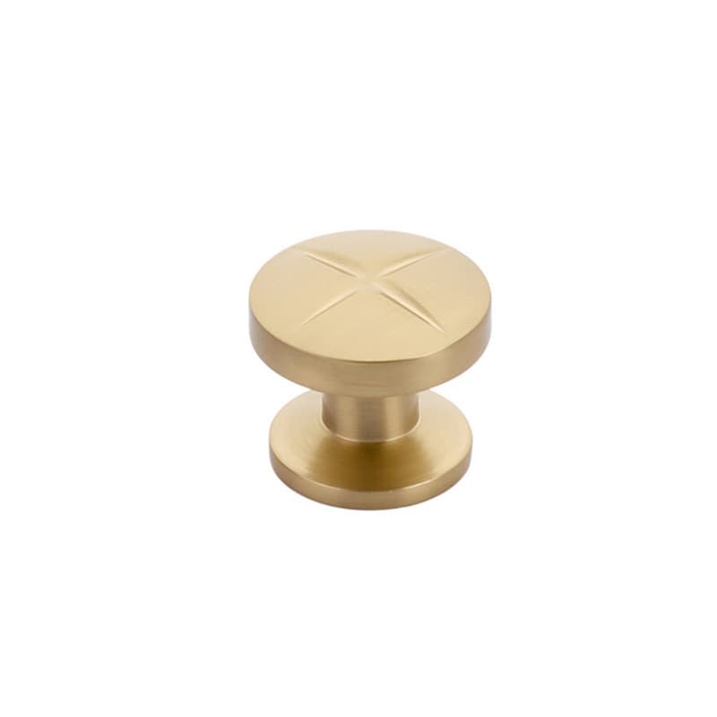 1-3/8" Northport Cabinet Knob, Signature Satin Brass