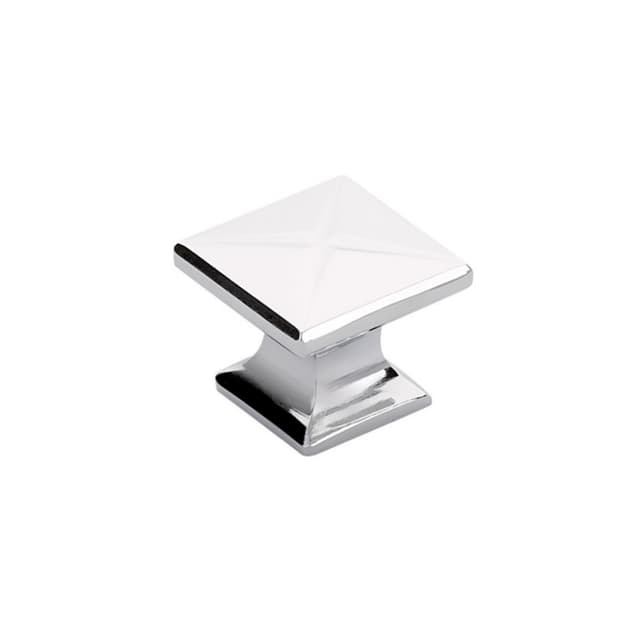 1-3/8" Northport Transitional Square Cabinet Knob, Polished Chrome