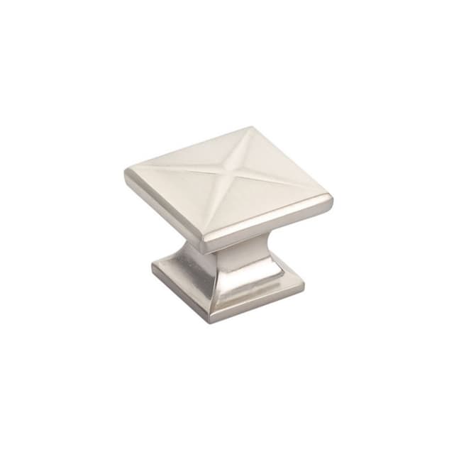 1-3/8" Northport Transitional Square Cabinet Knob, Brushed Nickel