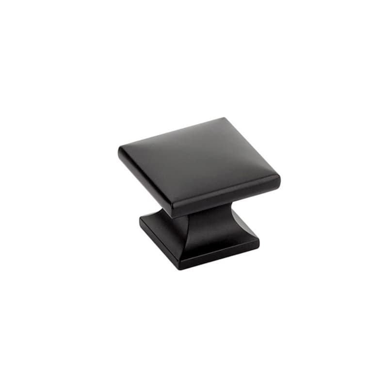1-3/8" Northport Square Cabinet Knob, Matte Black