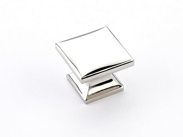 1-3/8" Northport Square Cabinet Knob, Polished Nickel