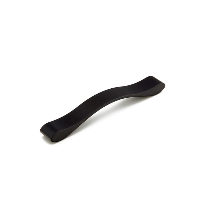 6-5/16" Wave Cabinet Pull, Matte Black