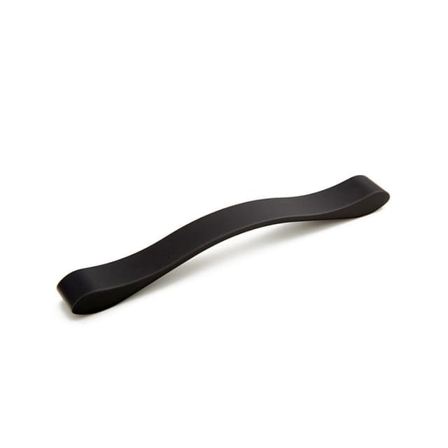7-9/16" Wave Cabinet Pull, Matte Black