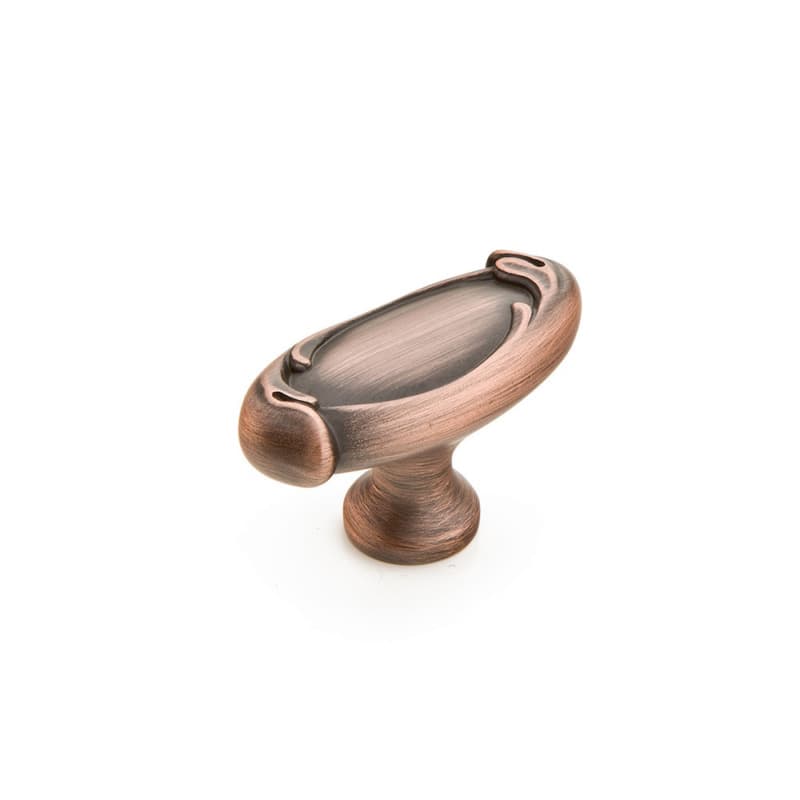 1-7/8" French Farm Oval Cabinet Knob, Empire Bronze