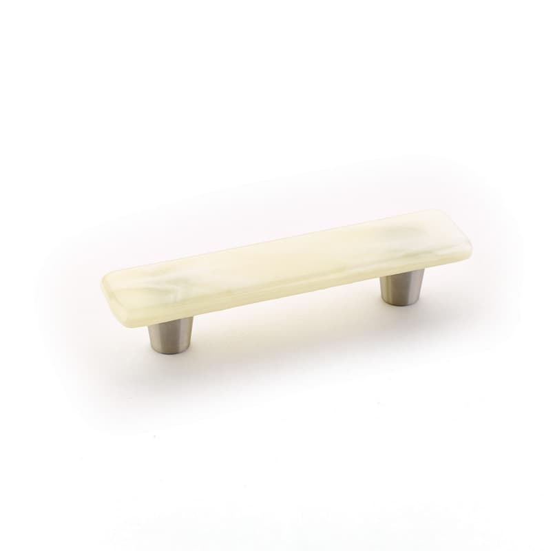 3" Ice Cabinet Pull, Ivory Silk