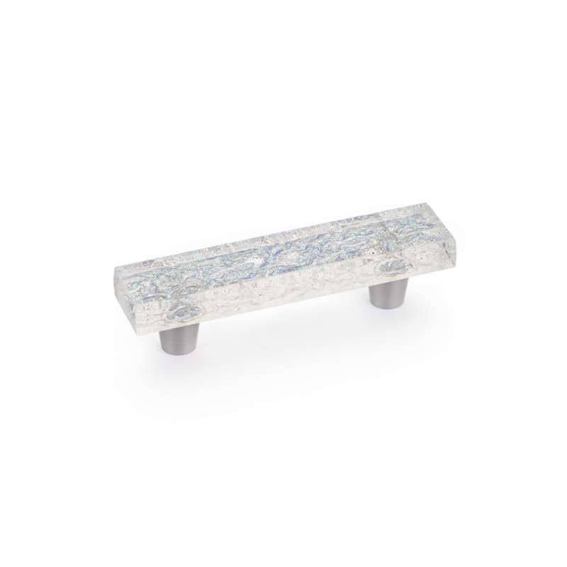 3" Ice Cabinet Pull, Clear Pearl