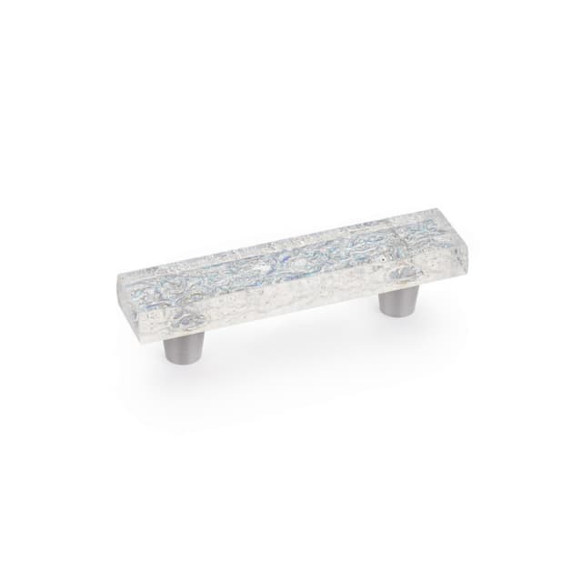3" Ice Cabinet Pull, Clear Pearl