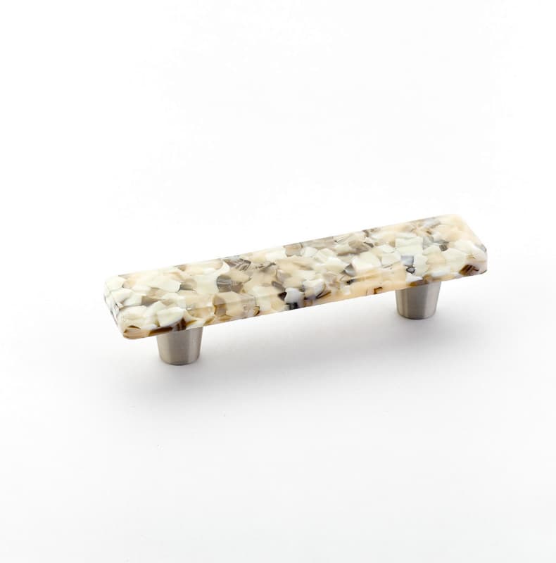 3" Ice Cabinet Pull, Sable Pebbles
