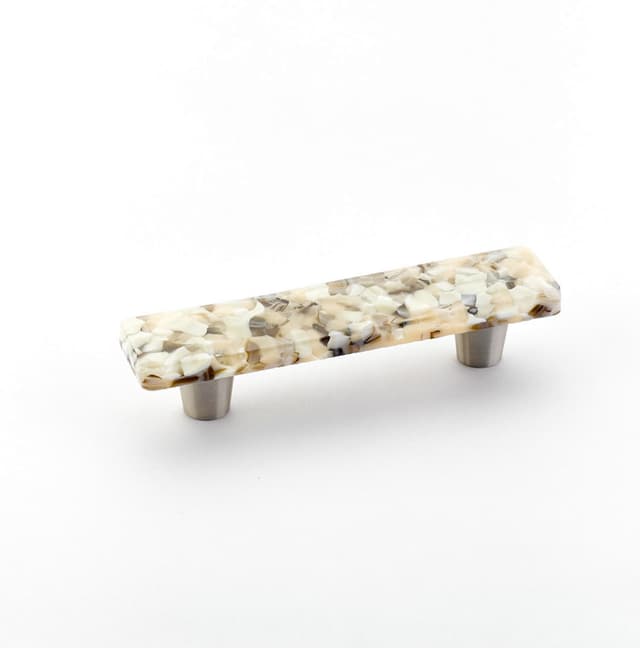 3" Ice Cabinet Pull, Sable Pebbles