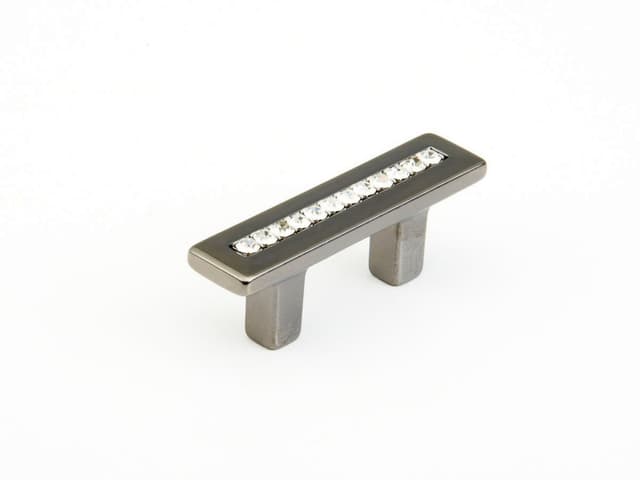 32mm Skyevale Contemporary Cabinet Pull, Black Chrome
