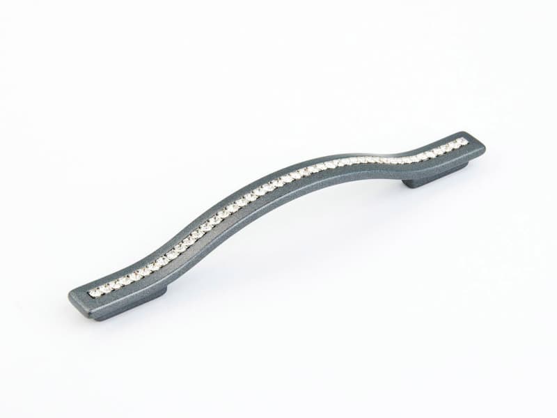 5-1/16" x 6-5/16" Skyevale Contemporary Cabinet Pull, Milano Silver