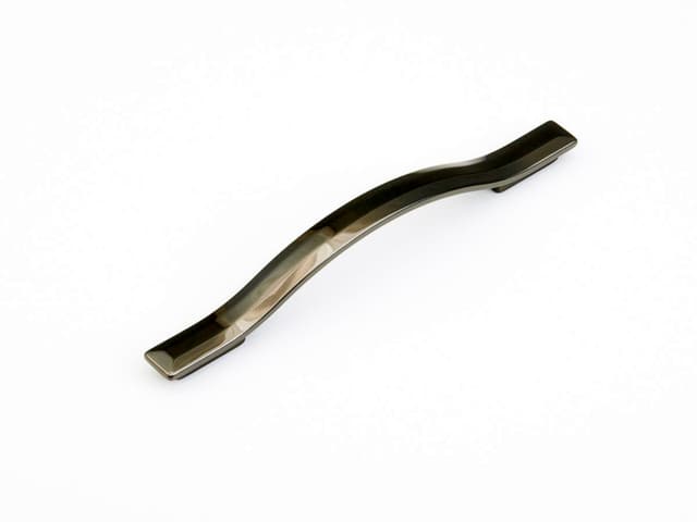 5-1/16" x 6-5/16" Skyevale Cabinet Pull, Black Chrome