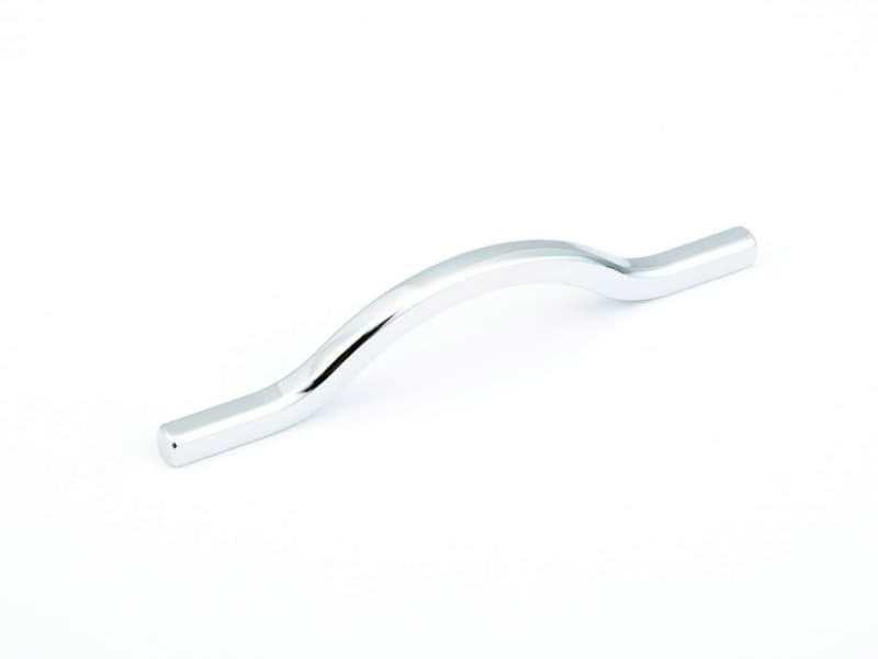 3-3/4" x 5-1/16" Sorrento Contemporary Cabinet Pull, Polished Chrome