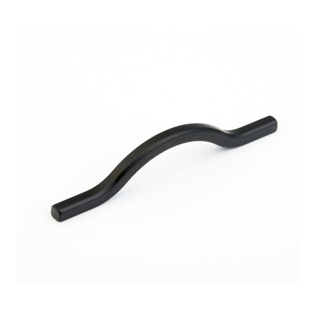 3-3/4" x 5-1/16" Sorrento Contemporary Cabinet Pull, Matte Black