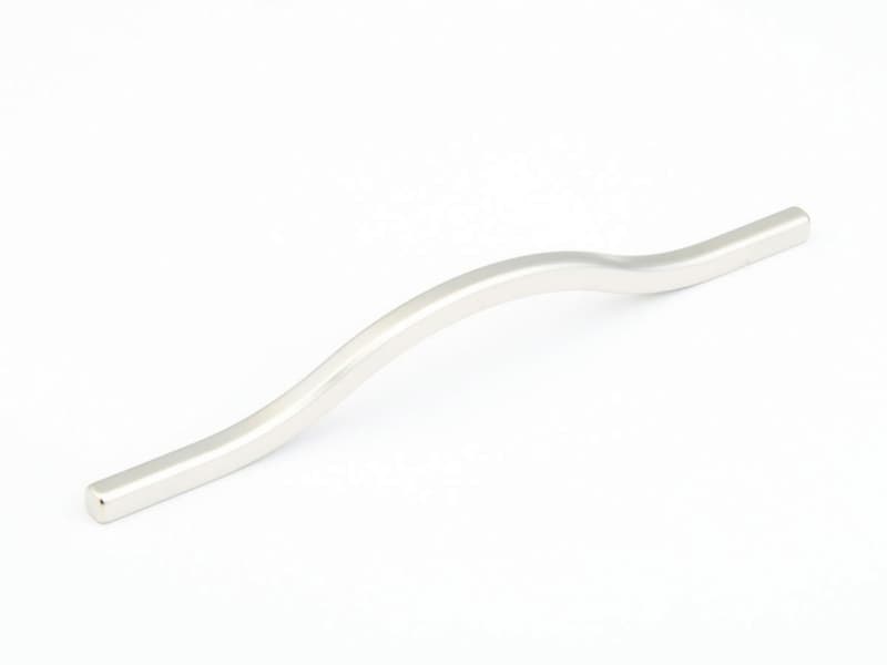 6-5/16" x 7-9/16" Sorrento Contemporary Cabinet Pull, Satin Nickel