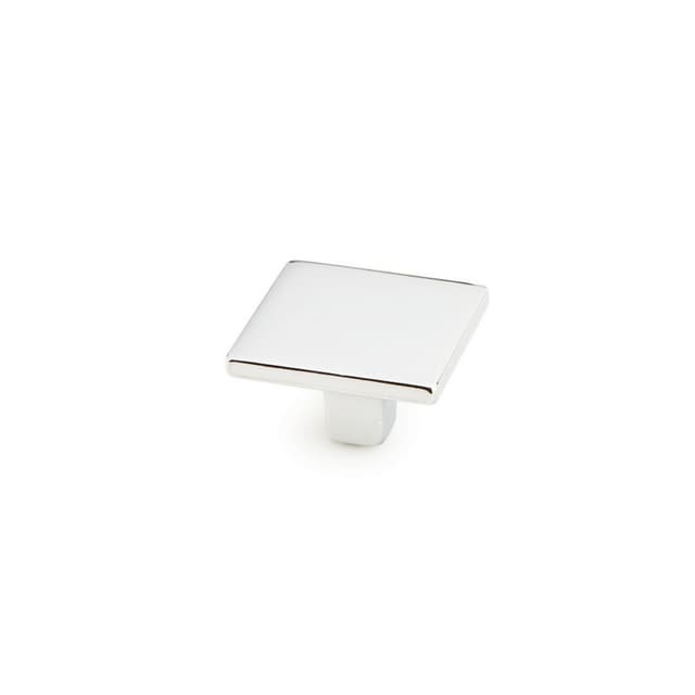 1-3/8" Armadio Square Cabinet Knob, Polished Chrome