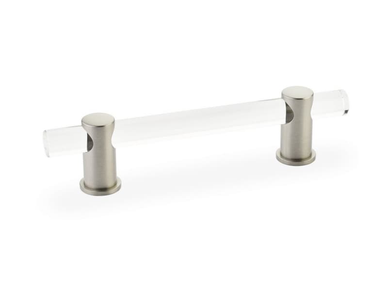 4" Lumiere Cabinet Pull, Satin Nickel