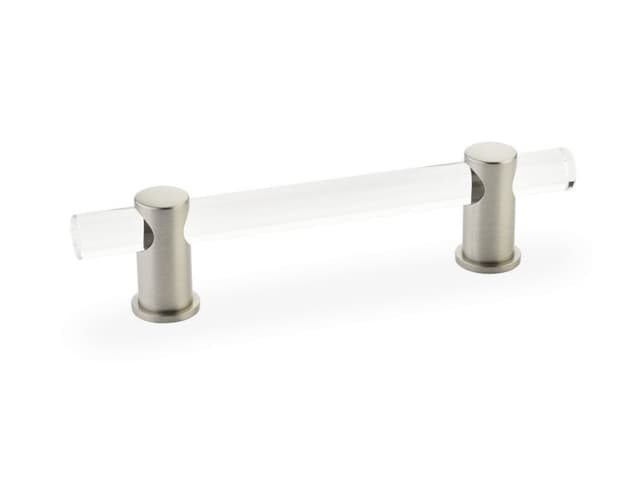 4" Lumiere Cabinet Pull, Satin Nickel
