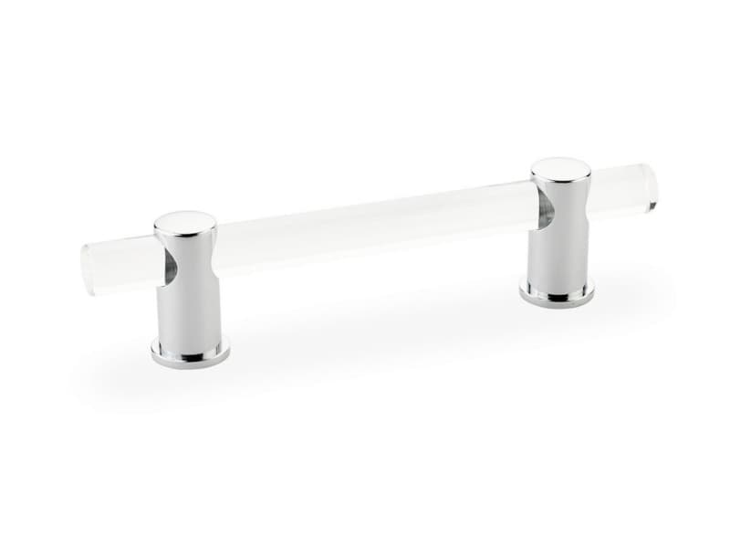 4" Lumiere Cabinet Pull, Polished Chrome