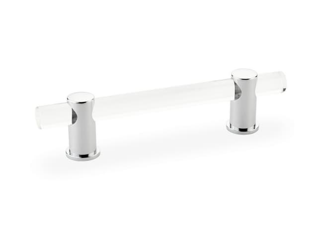 4" Lumiere Cabinet Pull, Polished Chrome