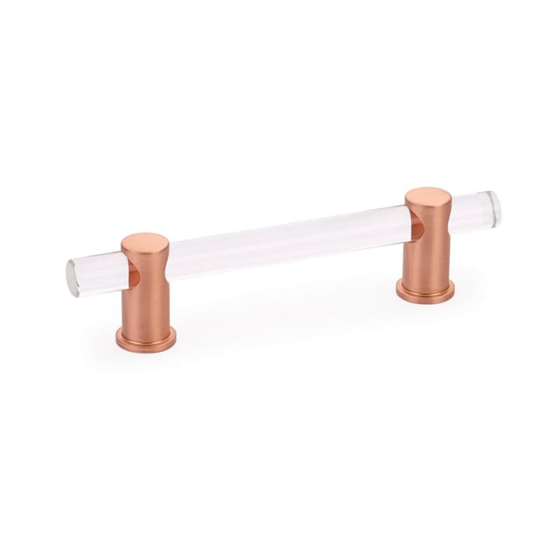 4" Lumiere Cabinet Pull, Brushed Rose Gold