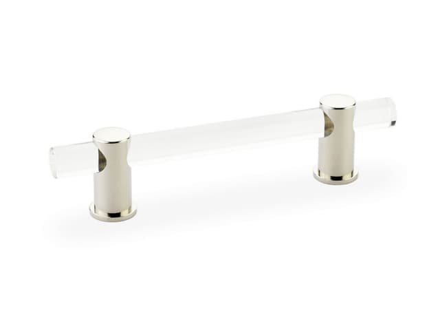 4" Lumiere Cabinet Pull, Polished Nickel