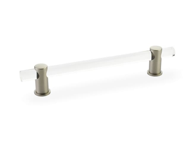 6" Lumiere Cabinet Pull, Satin Nickel